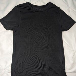 SKIMS Black Short Sleeve Shirt